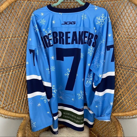FHL Mentor Ice Breakers Hockey Jersey GAME WORN - Picture 5 of 5